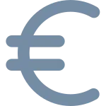 Euro SVG Icon